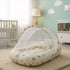 Basics Baby Bed Net with Pillow Cream Safari