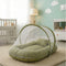 Basics Baby Bed Net with Pillow Green Vehicles