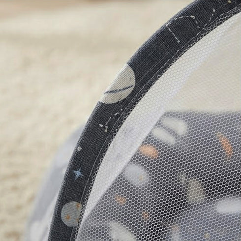 Basics Baby Bed Net with Pillow Navy Space