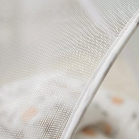 Basics Baby Bed Net with Pillow Offwhite Bicycle Print