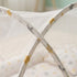 Basics Baby Bed Net with Pillow Stars White