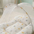 Basics Baby Bed Net with Pillow Stars White