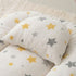 Basics Baby Bed Net with Pillow Stars White