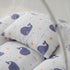 Basics Baby Bed Net with Pillow White Blue Dolphins