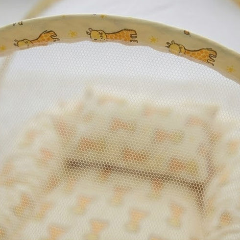 Basics Baby Bed Net with Pillow Yellow Baby Giraffes