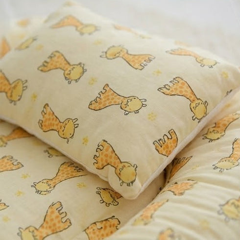 Basics Baby Bed Net with Pillow Yellow Baby Giraffes