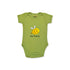 Basics Baby Body Suits Pack of 2 Green White Bee Happy