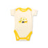 Basics Baby Body Suits Pack of 2 Yellow White Jungle Horea