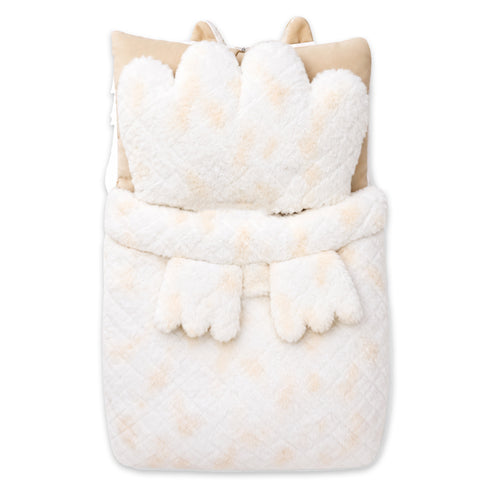 Basics Baby Carry Nest with Pillow Beige Furry 0m+