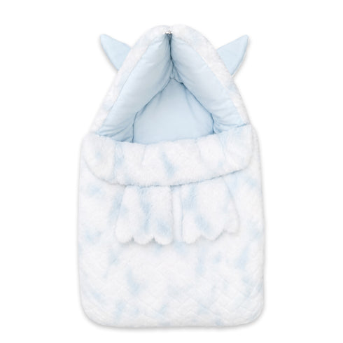 Basics Baby Carry Nest with Pillow Blue Crown 0m+