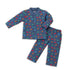 Basics Dino Blue Baby Night Suits PJ Set 0 to 6 Years