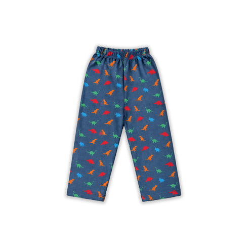 Basics Dino Blue Baby Night Suits PJ Set 0 to 6 Years