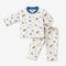 Basics Cotton Rich Space Night Suits for Kids 0-6 Years