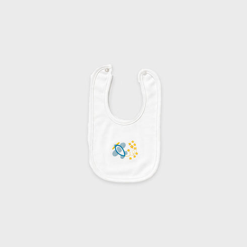 Basics Pack of 10 Baby Starter Gift Set White Aeroplane Design