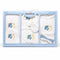 Basics Pack of 10 Baby Starter Gift Set White Aeroplane Design