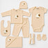 Basics Pack of 10 Baby Starter Gift Set Beige Sheep Design