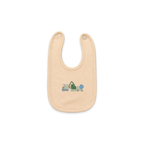 Basics Pack of 5 Baby Starter Gift Set Green Beige Excavator Design