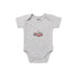 Basics Pack of 5 Baby Starter Gift Set White Grey Baseball Design