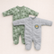 Basics Romper Set Pack Of 2 Cozy Sleep suits 0-24M Roar 17175