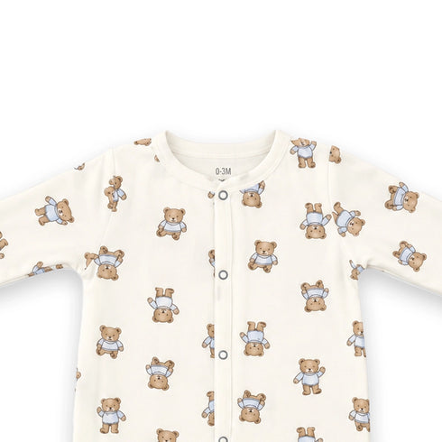 Muslin Cotton Bear Baby Boy Romper 0-9M