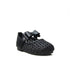 Black Woven Bow Mary Jane Pump Shoes