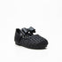 Black Woven Bow Mary Jane Pump Shoes