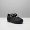 Black Woven Bow Mary Jane Pump Shoes