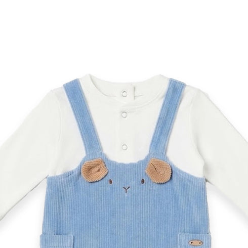 Fleece Cotton Lamb Baby Boy Romper Dangri Style 0-6M