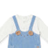 Fleece Cotton Lamb Baby Boy Romper Dangri Style 0-6M