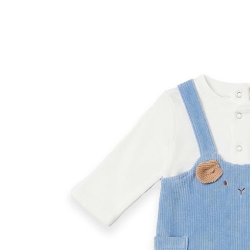 Fleece Cotton Lamb Baby Boy Romper Dangri Style 0-6M
