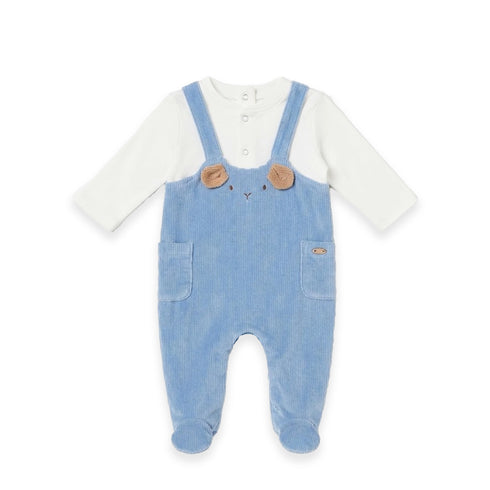 Fleece Cotton Lamb Baby Boy Romper Dangri Style 0-6M