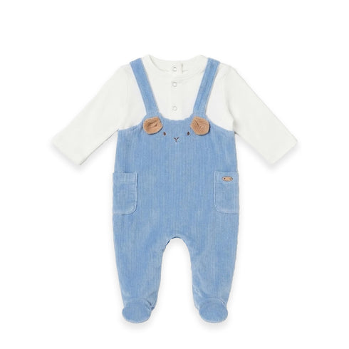 Fleece Cotton Lamb Baby Boy Romper Dangri Style 0-6M