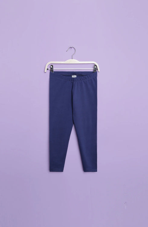 Blue Basic Tights
