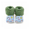 Infants Booties Socks Blue Car