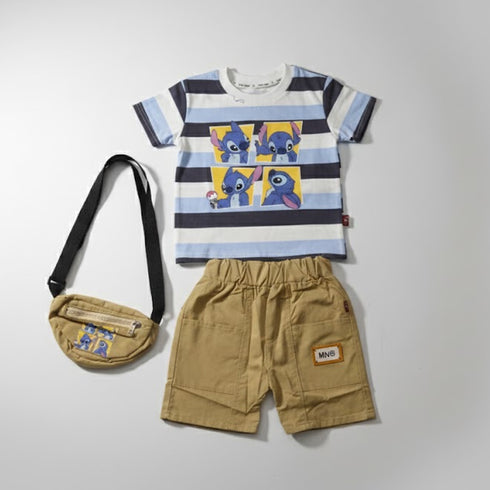 Boys 3Pc Character T-Shirt, Pouch & Shorts Set