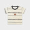 Boys Alphabet Print Graphic T-Shirt Black Offwhite