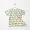 Boys Beige Tree Print T-Shirt
