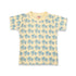 Boys Beige Tree Print T-Shirt
