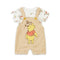 Boys Dungaree Suit Pooh Bear T-Shirt & Dungaree