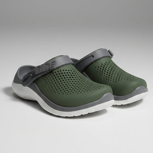 Boys Croslite Clogs Green Lite