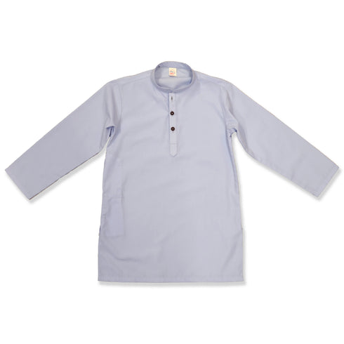 Boys Eastern Wear Shalwar Kameez Suit Sherwani Collar Light Blue