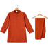 Boys Festive Eastern Wear Shalwar Kameez Suit Brown