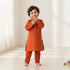 Boys Festive Eastern Wear Shalwar Kameez Suit Brown