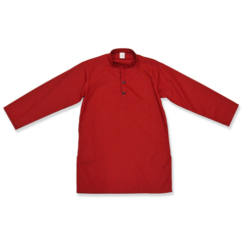 Boys Festive Eastern Wear Shalwar Kameez Suit Sherwani Collar Deep Red