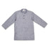 Boys Festive Eastern Wear Shalwar Kameez Suit Sherwani Collar Grey