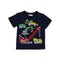 Boys Graphic T-Shirt Navy Cranes and Trucks