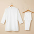 Boys Festive Eastern Wear Kurta with Shalwar White