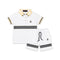 Boys Polo Shirt & Shorts Suit White Colorblock Collared
