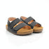 Boys Sandal Black Double-Strap Backstrap