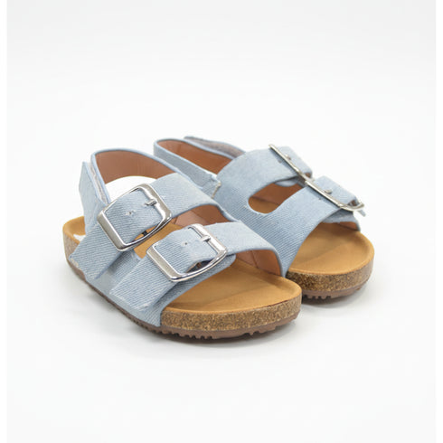 Boys Sandal Blue Cork-Style Footbed